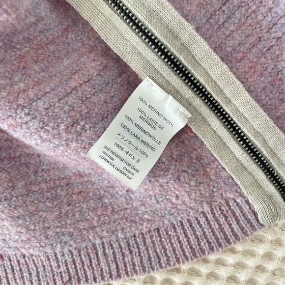 J. Crew 100% Merino Wool Sweater with Side Zippers - Picture 5 of 5